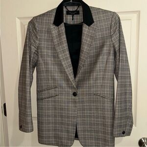 Rag & Bone Ridley Blazer Plaid Size 6